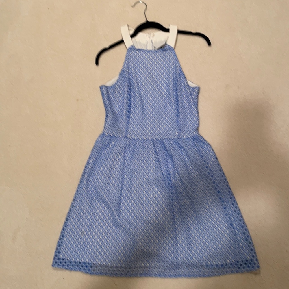 Aqua sleeveless dress